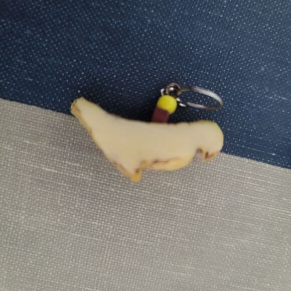 Handmade Parrot earrings exotic tropical dangle - Picture 2 of 3